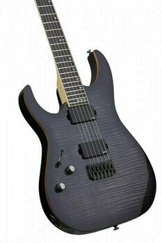 Linkshänder E-Gitarre Schecter Banshee-6 Active LH Trans Black Burst - 6