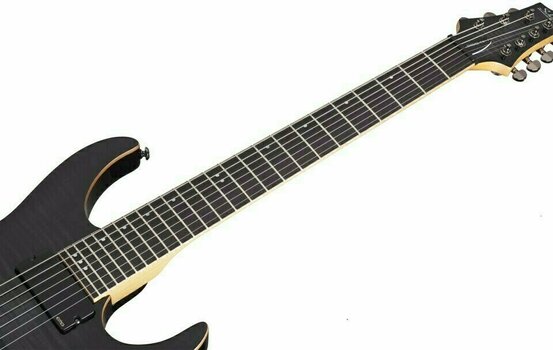 Guitarra elétrica de 7 cordas Schecter Banshee-7 Active Trans Black Burst - 6