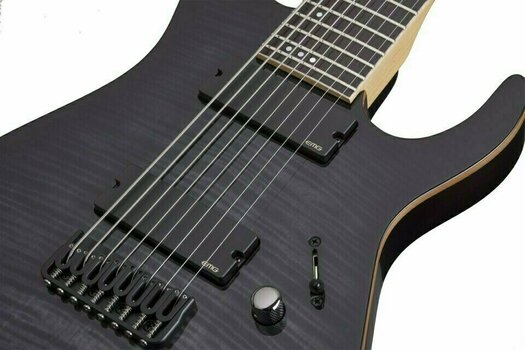 8-string electric guitar Schecter Banshee-8 Active Trans Black Burst - 4