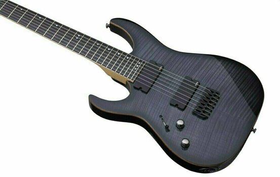 Електрическа китара-лява ръка Schecter Banshee-7 Active LH Trans Black Burst - 3