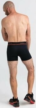 Fitness Underwear SAXX Kinetic Boxer Brief Black/Vermillion XL Fitness Underwear - 4