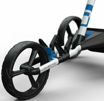 Električni voziček za golf Wishbone Golf NEO Electric Trolley White/Blue Električni voziček za golf - 4