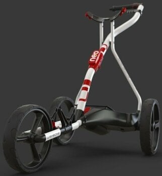 Elektrický golfový vozík Wishbone Golf NEO Electric Trolley White/Red Elektrický golfový vozík - 7