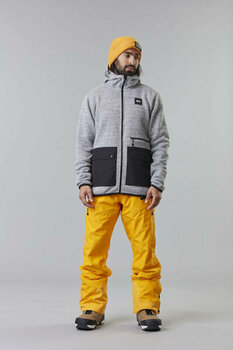 T-shirt de ski / Capuche Picture Ambroze Fleece Grey Melange M Sweatshirt à capuche - 3
