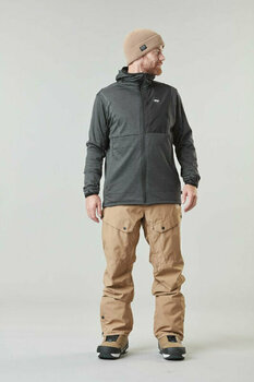 T-shirt/casaco com capuz para esqui Picture Bake Grid FZ Fleece Black L Ponte - 3