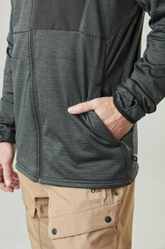T-shirt/casaco com capuz para esqui Picture Bake Grid FZ Fleece Black L Ponte - 6