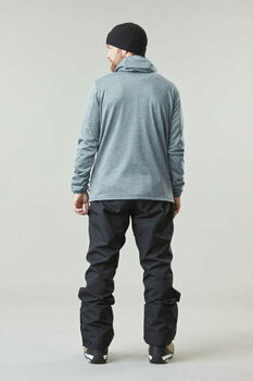 T-shirt/casaco com capuz para esqui Picture Bake Grid FZ Fleece China Blue M Ponte - 4