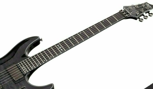 Electric guitar Schecter Hellraiser Hybrid C-1 FR Trans Black Burst - 4