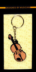 Music pendant Musician Designer Violin Key Chain - 1