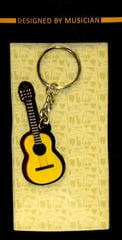 Music pendant Musician Designer Classical Guitar Key Chain - 1