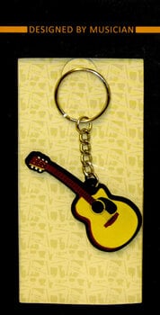 Keychain Musician Designer Keychain Acoustic Guitar - 2