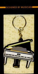 Music pendant Musician Designer Grand Piano White Key Chain - 1