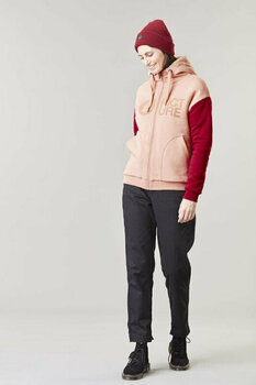 T-shirt/casaco com capuz para esqui Picture Basement Plush Z Hoodie Women Rose Creme XS Hoodie - 3