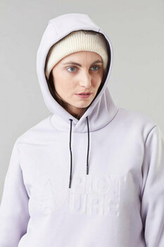 T-shirt/casaco com capuz para esqui Picture Park Tech Hoodie Women Misty Lilac L Hoodie - 5