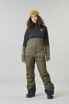 Ski T-shirt / Hoodie Picture Rommana FZ Fleece Women Dark Army Green M Hoppare - 3