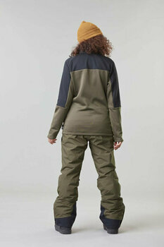 T-shirt/casaco com capuz para esqui Picture Rommana FZ Fleece Women Dark Army Green S Ponte - 4