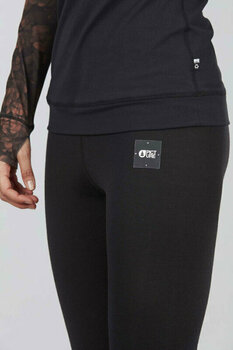 Thermal Underwear Picture Orsha Merino Pants Women Black/Black S Thermal Underwear - 6