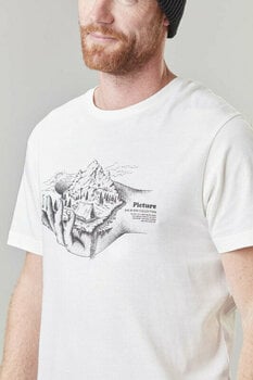 Camisa para exteriores Picture D&S Carrynat Tee Natural White L Camiseta - 6