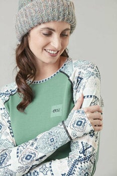 T-shirt/casaco com capuz para esqui Picture Milita Top Women Sage Brush L Ponte - 5