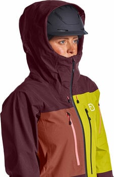 Ski Jacket Ortovox 3L Deep Shell Jacket W Dark Wine S - 3