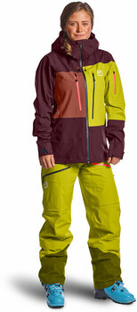 Veste de ski Ortovox 3L Deep Shell Jacket W Dark Wine S - 7
