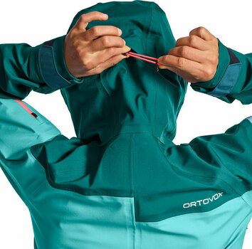 Casaco de esqui Ortovox 3L Guardian Shell Jacket W Pacific Green L - 5
