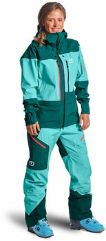 Ski Jacke Ortovox 3L Guardian Shell Jacket W Pacific Green L - 9