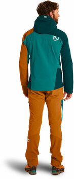 Outdoorová bunda Ortovox Westalpen Softshell Jacket M Outdoorová bunda Pacific Green S - 4