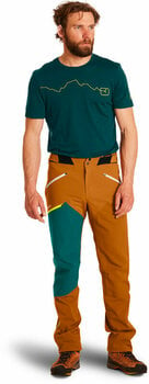 Outdoorové nohavice Ortovox Westalpen Softshell Pants M Sly Fox S Outdoorové nohavice - 2