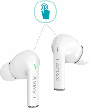 True Wireless In-ear LAMAX Clips1 Λευκό - 7