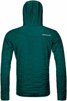 Outdoor Jacket Ortovox Swisswool Piz Badus Jacket M Pacific Green S Outdoor Jacket - 2