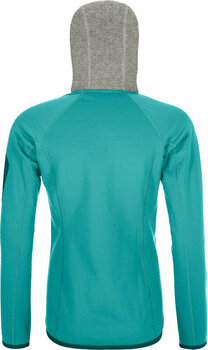 Pulóver Ortovox Fleece Plus Classic Knit Hoody W Ice Waterfall XS Pulóver - 2