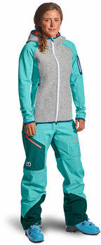 Ulkoiluhuppari Ortovox Fleece Plus Classic Knit Hoody W Ice Waterfall XS Ulkoiluhuppari - 3