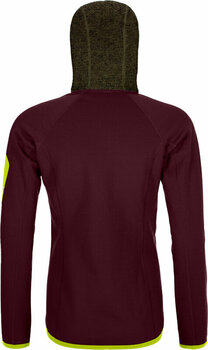 Outdoorová mikina Ortovox Fleece Plus Classic Knit Hoody W Dark Wine S Outdoorová mikina - 2