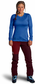 Thermo ondergoed voor dames Ortovox 185 Merino Logo Spray LS W Sky Blue M Thermo ondergoed voor dames - 2