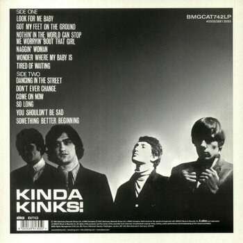 Disque vinyle The Kinks - Kinda Kinks (LP) - 2