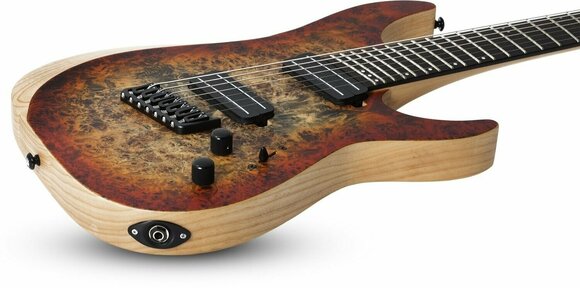 Multi-scale elektrische gitaar Schecter Reaper-7 Multiscale Inferno Burst - 3