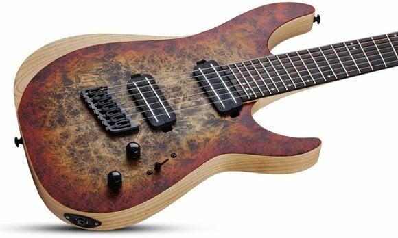Multi-scale elektrische gitaar Schecter Reaper-7 Multiscale Inferno Burst - 2
