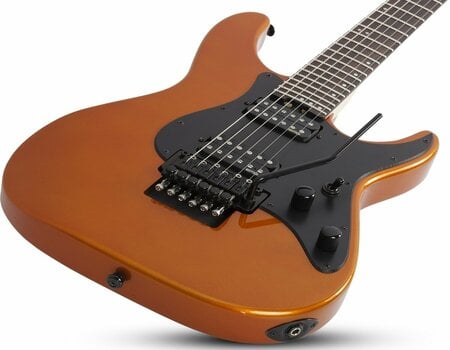 Електрическа китара Schecter Sun Valley Super Shredder FR Lambo Orange (Почти нов) - 4