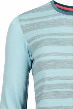 Termisk undertøj Ortovox 185 Rock'N'Wool Long Sleeve W Ice Waterfall M Termisk undertøj - 2