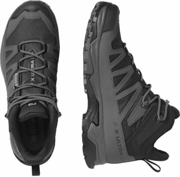 Pánske outdoorové topánky Salomon X Ultra 4 Mid Wide GTX Black/Magnet/Pearl Blue 41 1/3 Pánske outdoorové topánky - 5