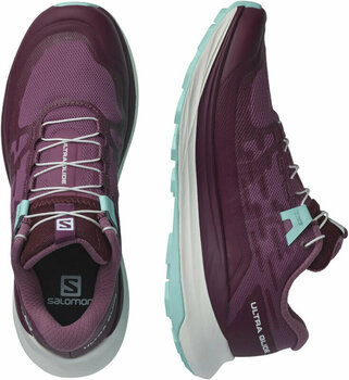 Трейл обувки за бягане
 Salomon Ultra Glide W Tulipwood / White / Tanager Turquoise 37 1/3 Трейл обувки за бягане - 5