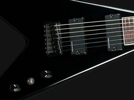 7-string Electric Guitar BC RICH JRVGL7BK JRV Lucky 7 Gloss Black - 4