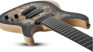 Multiscale electric guitar Schecter Reaper-7 Multiscale Charcoal Burst Multiscale electric guitar - 7