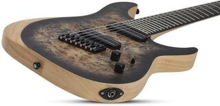 Multiscale electric guitar Schecter Reaper-7 Multiscale Charcoal Burst Multiscale electric guitar - 3