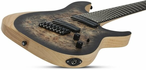 Multi-scale elektrische gitaar Schecter Reaper-7 Multiscale Charcoal Burst - 4