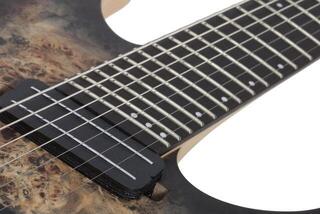 Multiscale electric guitar Schecter Reaper-7 Multiscale Charcoal Burst Multiscale electric guitar - 6