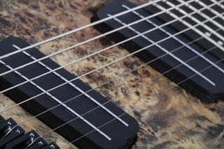 Multiscale electric guitar Schecter Reaper-7 Multiscale Charcoal Burst Multiscale electric guitar - 4