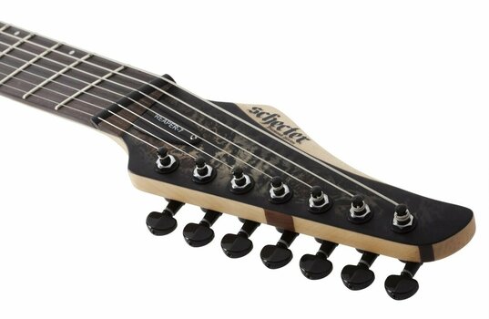 Multi-scale elektrische gitaar Schecter Reaper-7 Multiscale Charcoal Burst - 11