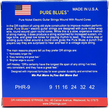 Snaren voor elektrische gitaar DR Strings PHR-9 - 3